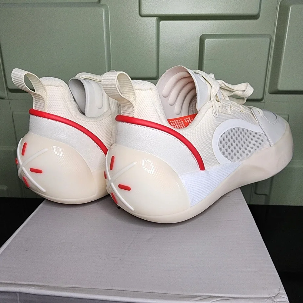Li-Ning Way of Wade All City 9 V2 Men 12 Basketball Shoes White Red NIB DS